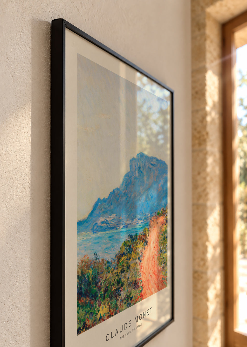The Corniche (Special Edition) - Claude Monet - Framed poster detail