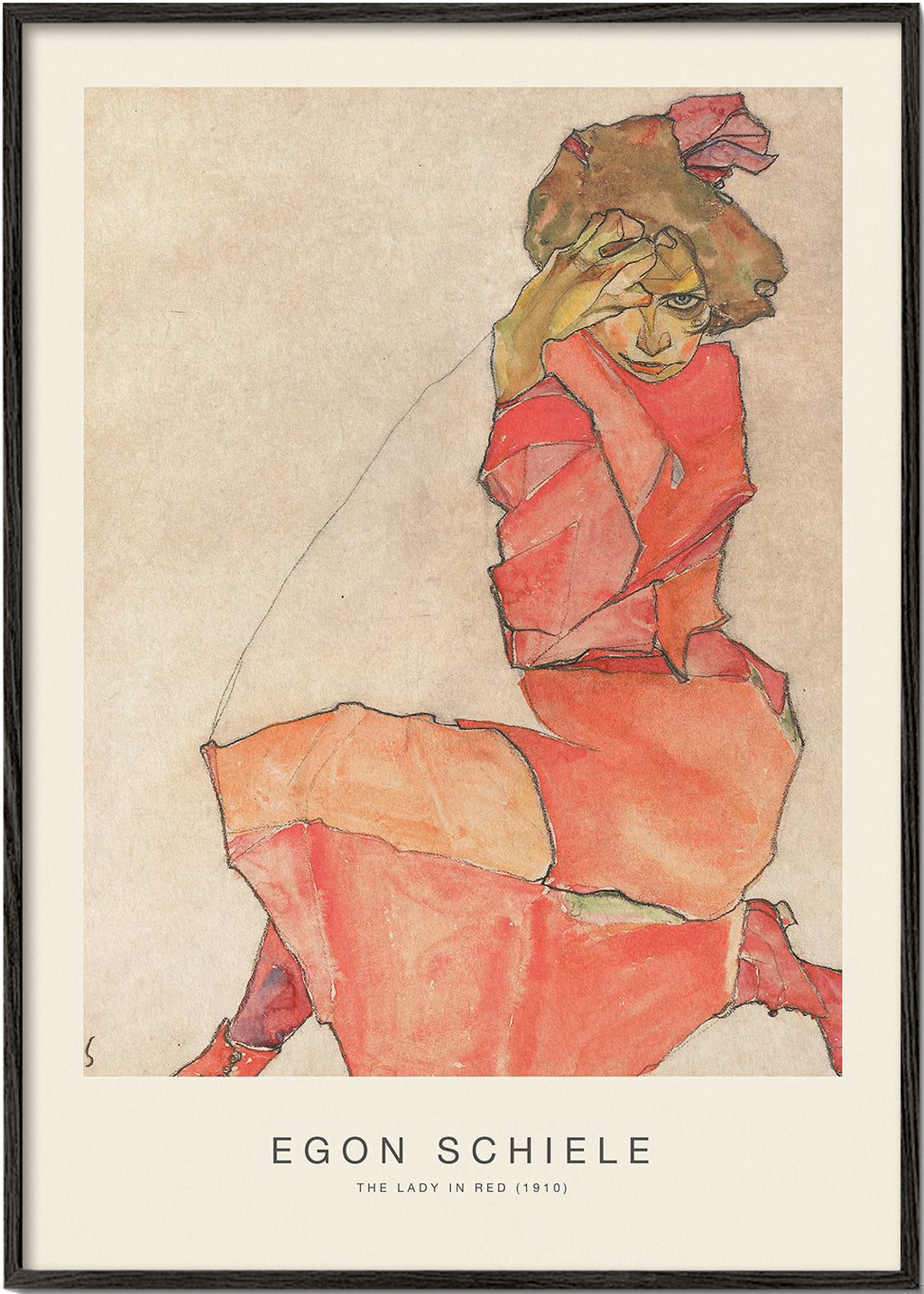 The Lady in Red (Special Edition) - Egon Schiele
