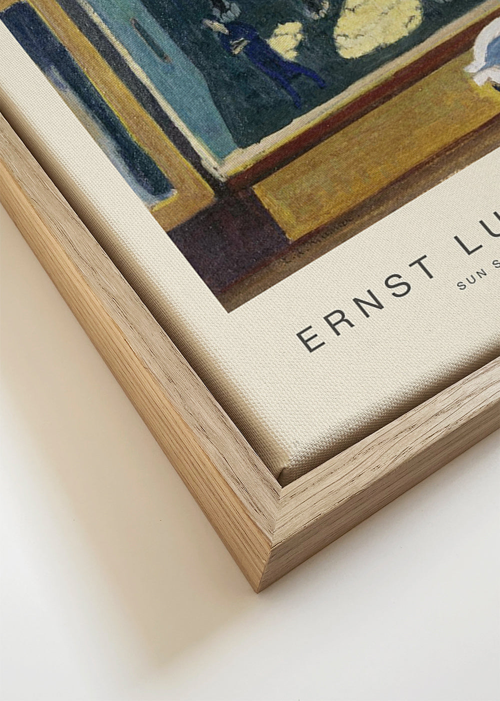 Sun Shining in the Courtyard (Special Edition) - Ernst Ludwig Kirchner