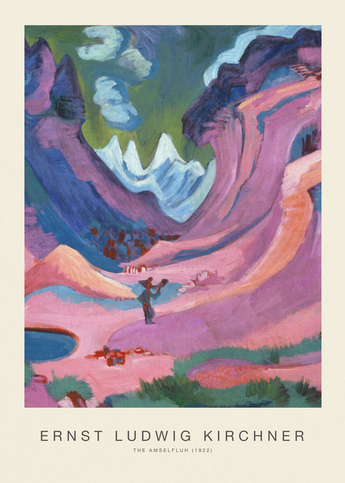 The Amselfluh (Special Edition) - Ernst Ludwig Kirchner - Unframed art print