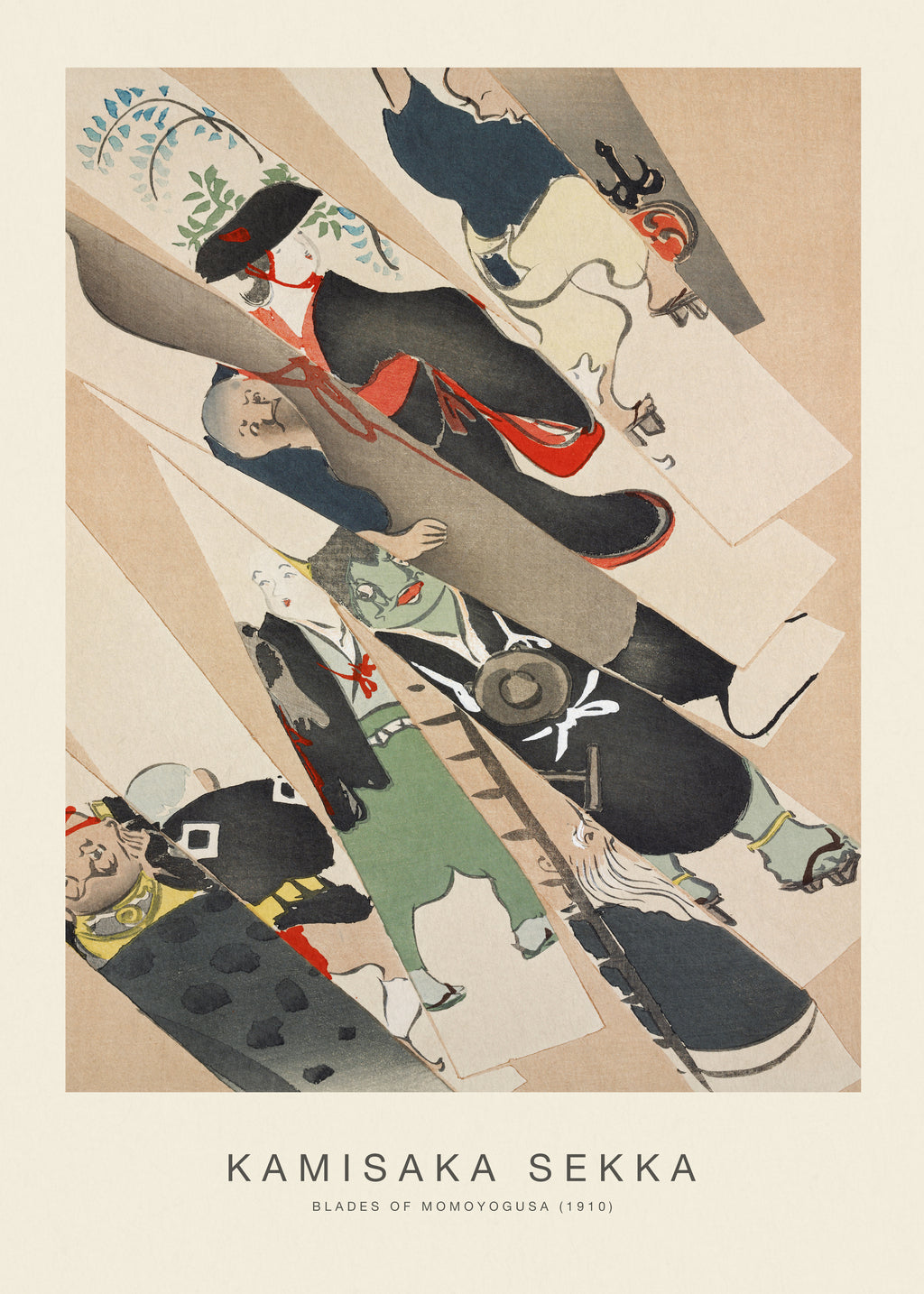 Blades of Momoyogusa (Special Edition) - Kamisaka Sekka - Unframed art print