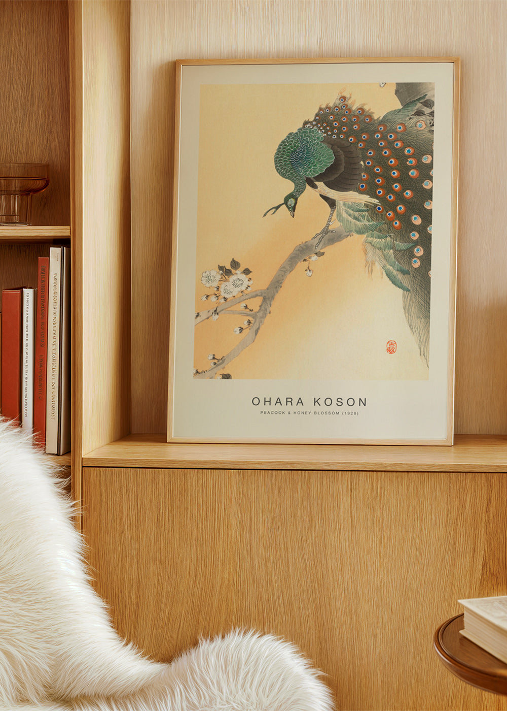 Peacock & Honey Blossom (Special Edition) - Ohara Koson