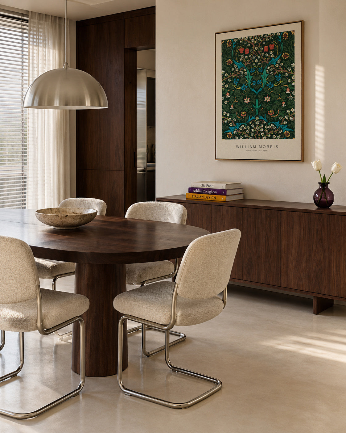 Blackthorn (Special Edition) - William Morris - Framed canvas in an interior