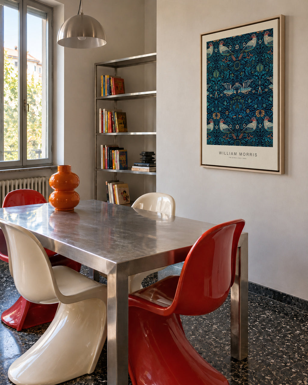The Birds (Special Edition) - William Morris - Framed canvas in an interior