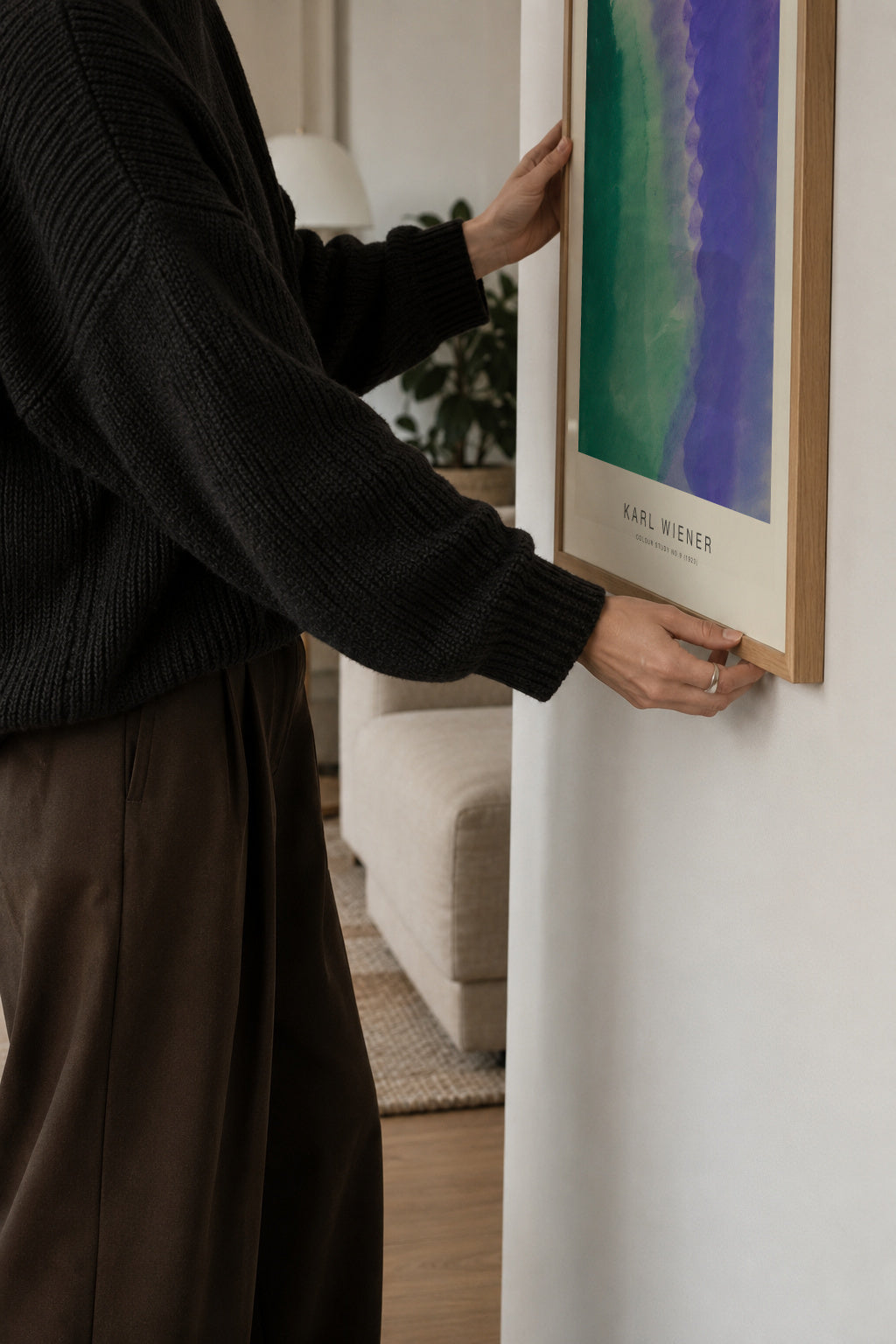 Colour Study No.9 - Karl Wiener - Framed poster detail