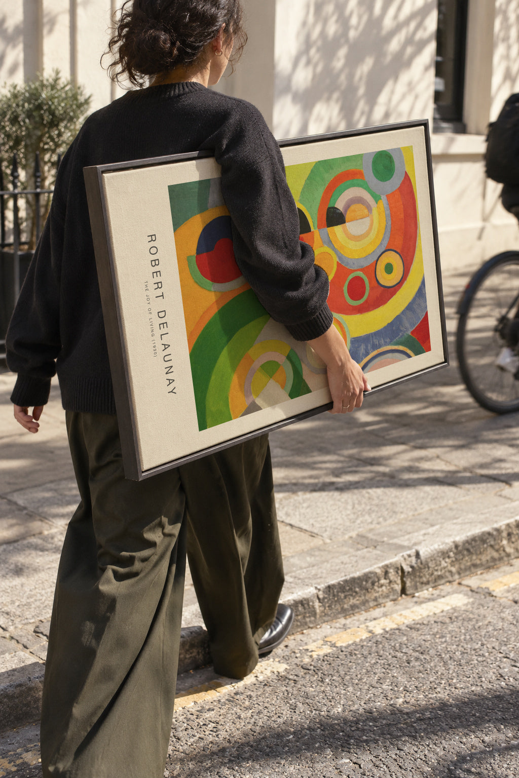 The Joy of Living (Special Edition) - Robert Delaunay - Framed canvas in an interior