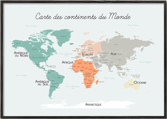 Carte du Monde (french)