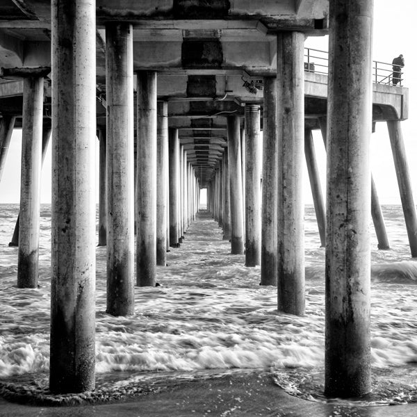 Black California - Underneath Huntington Beach Pier II