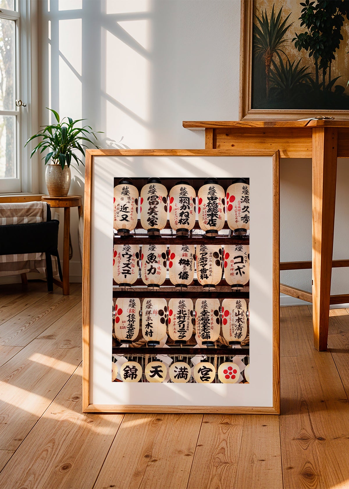 Photograph of Japanese lanterns grid – Product1