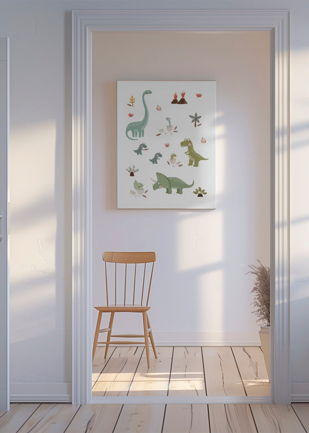 Dino births in green