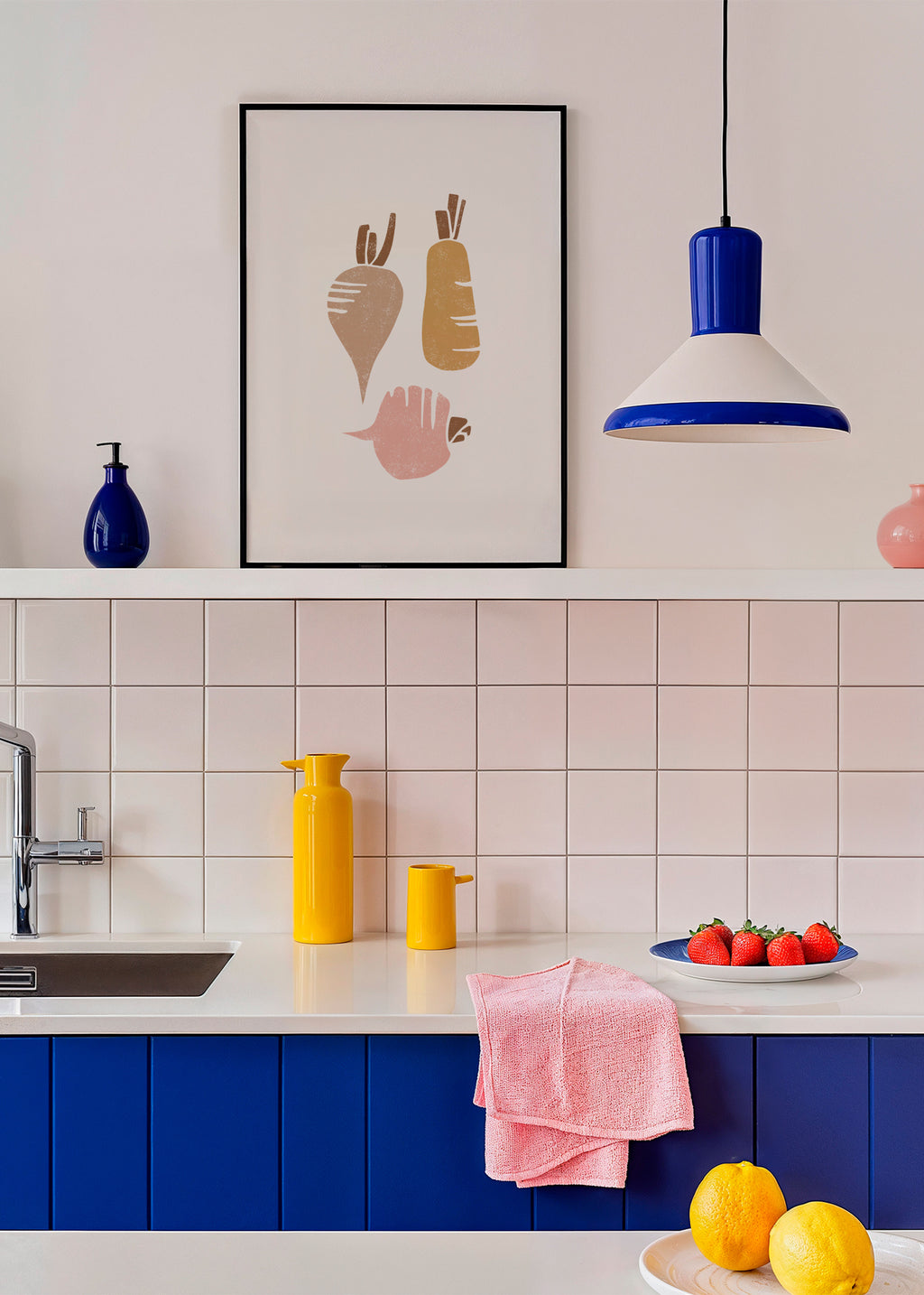 Rutabaga vegetable - Framed poster in an interior