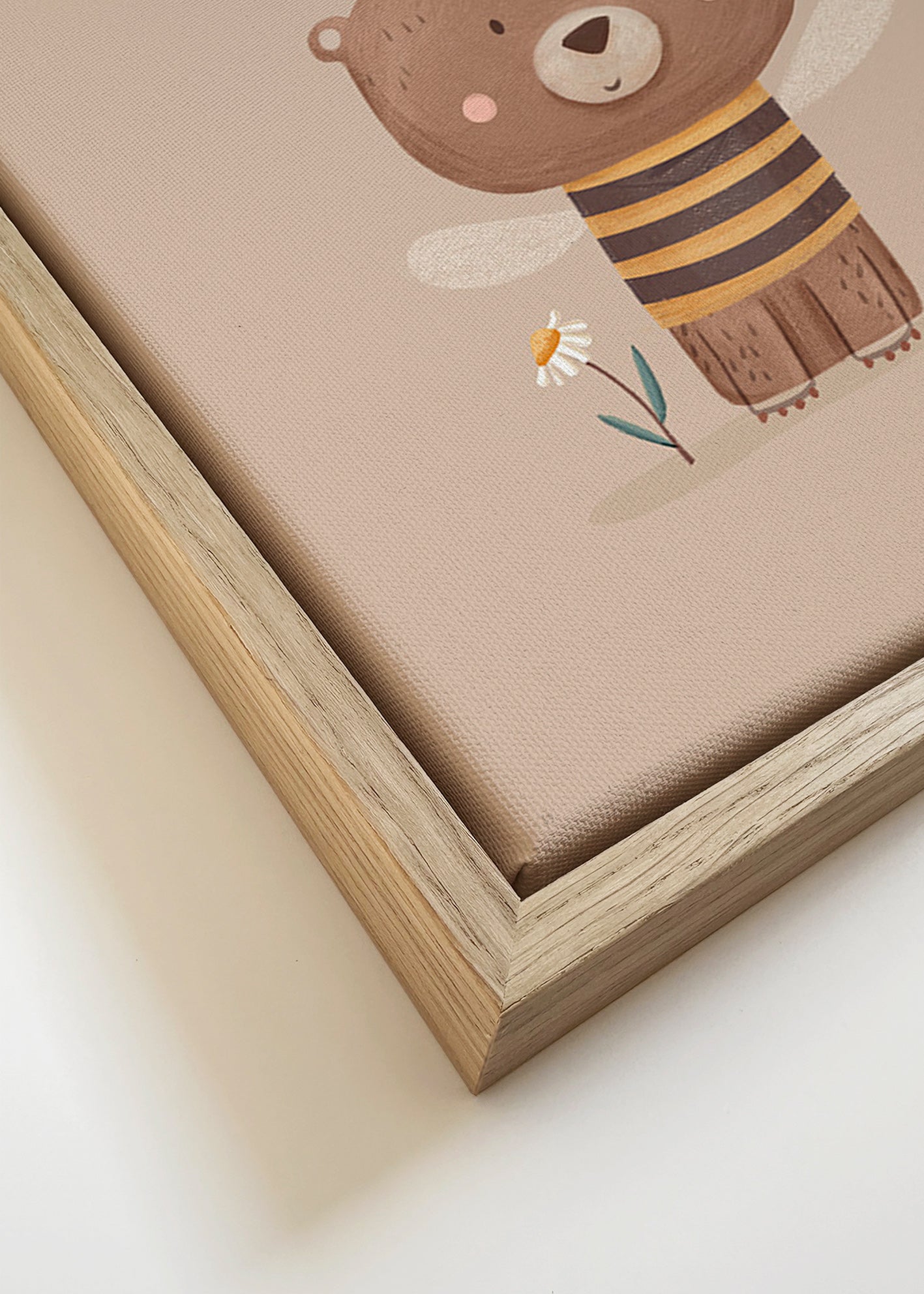 Children's print bear dressed as queen bee