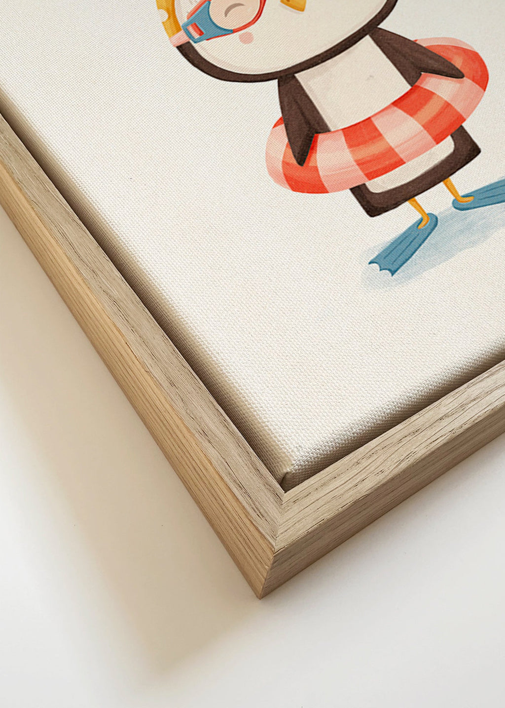 Kids print: cheerful penguin