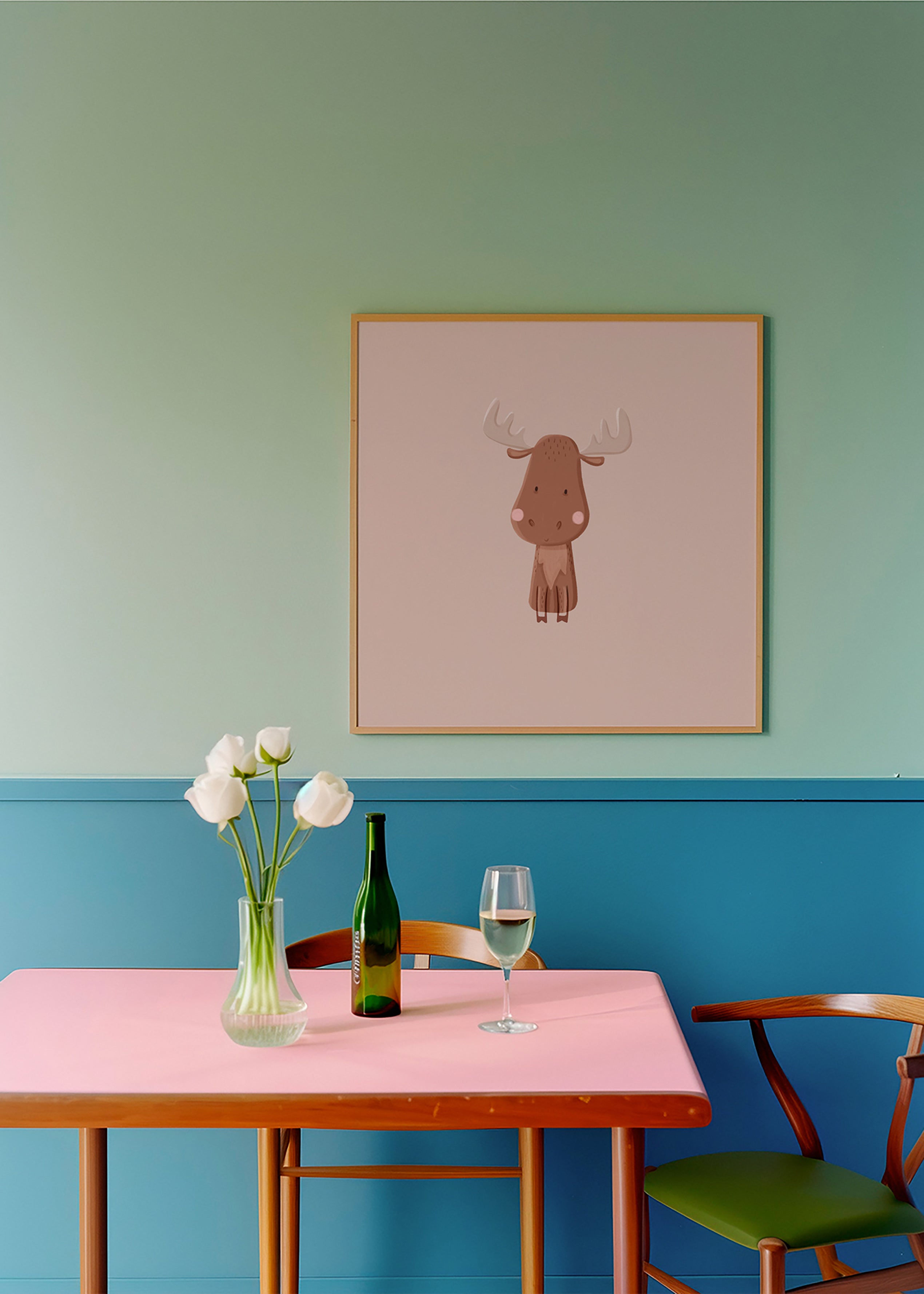 Minimal moose illustration