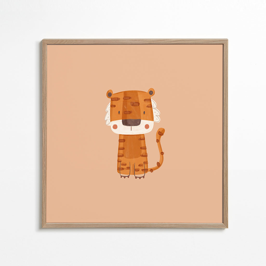 Tiger illustration for kids