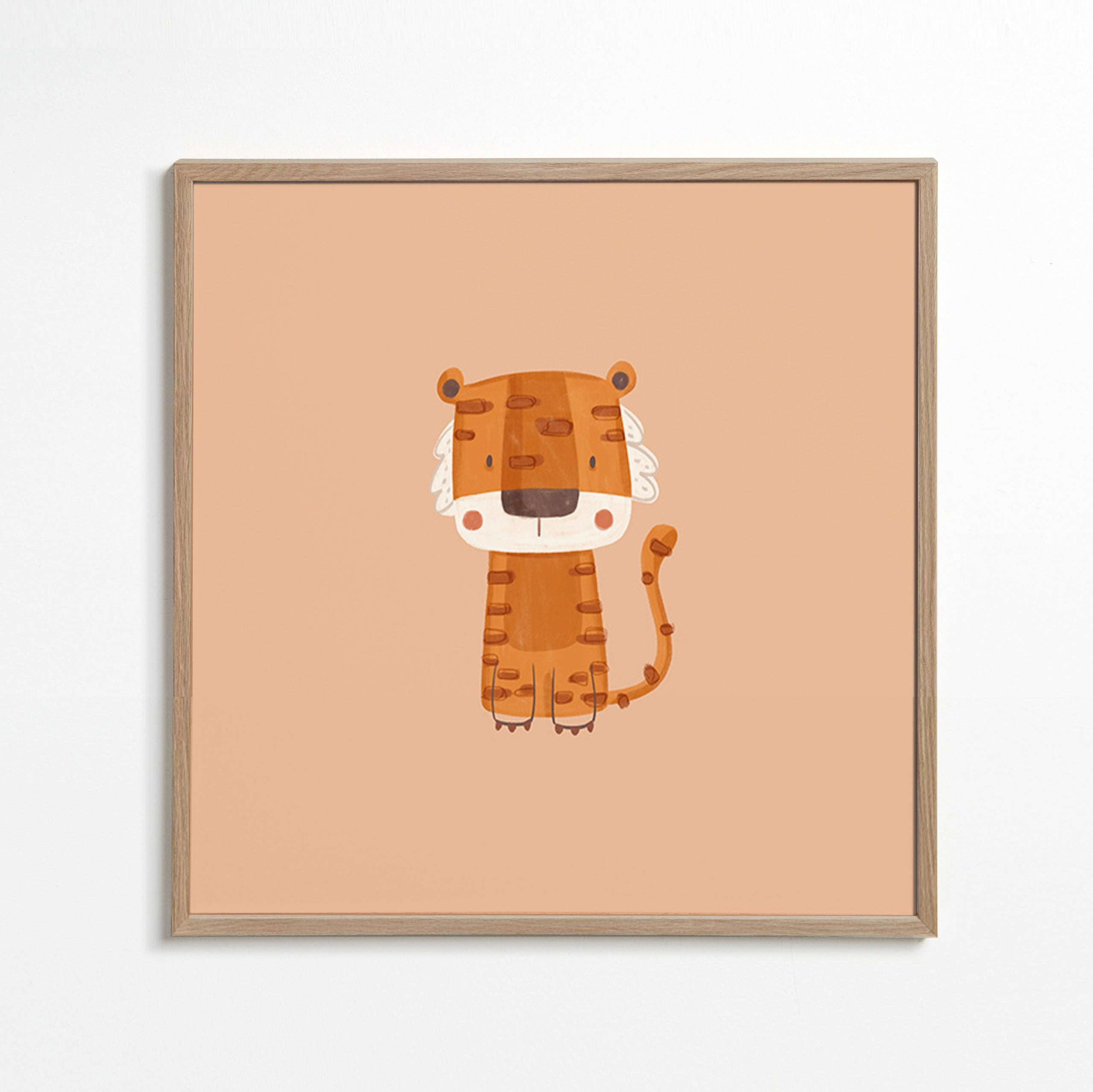 Tiger illustration for kids