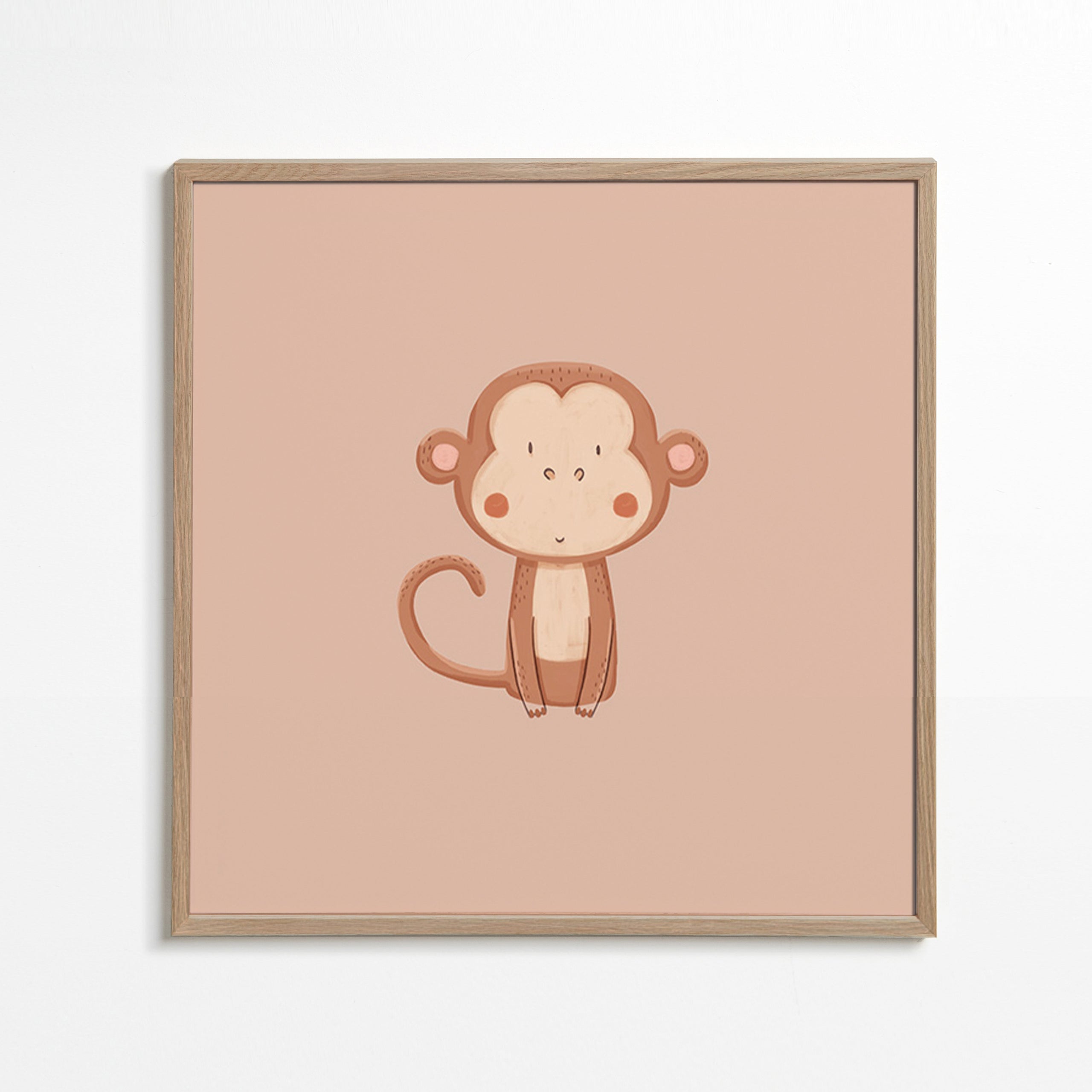 Minimalist monkey artwork