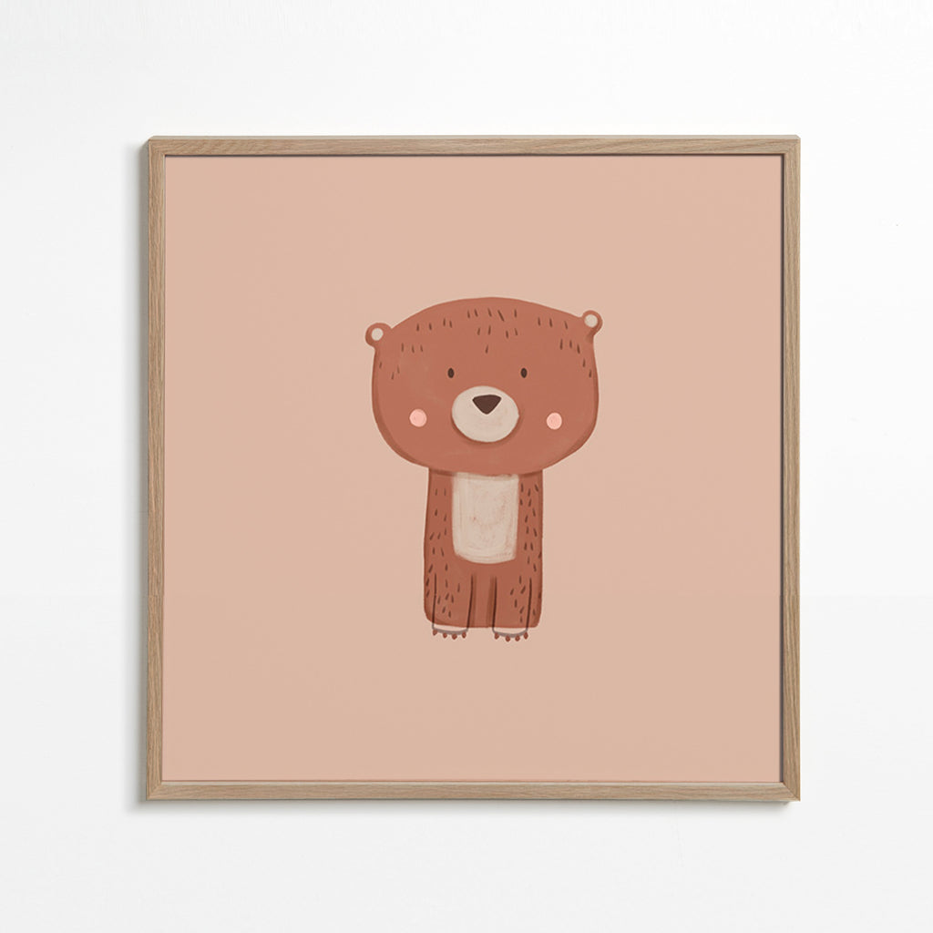 Illustrated bear print