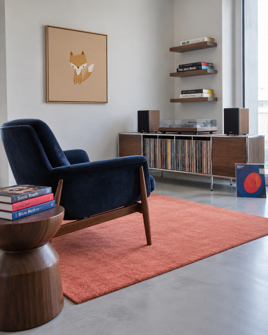 Fox - Framed canvas in an interior