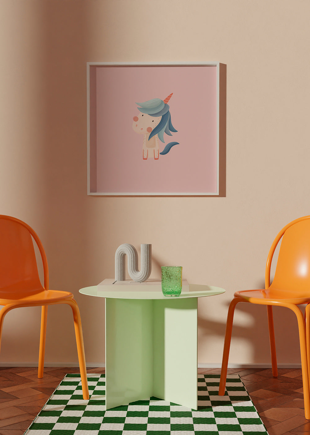 Lámina infantil: unicornio tierno – Product1