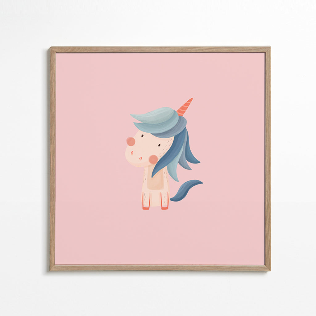 Kids print: cute unicorn