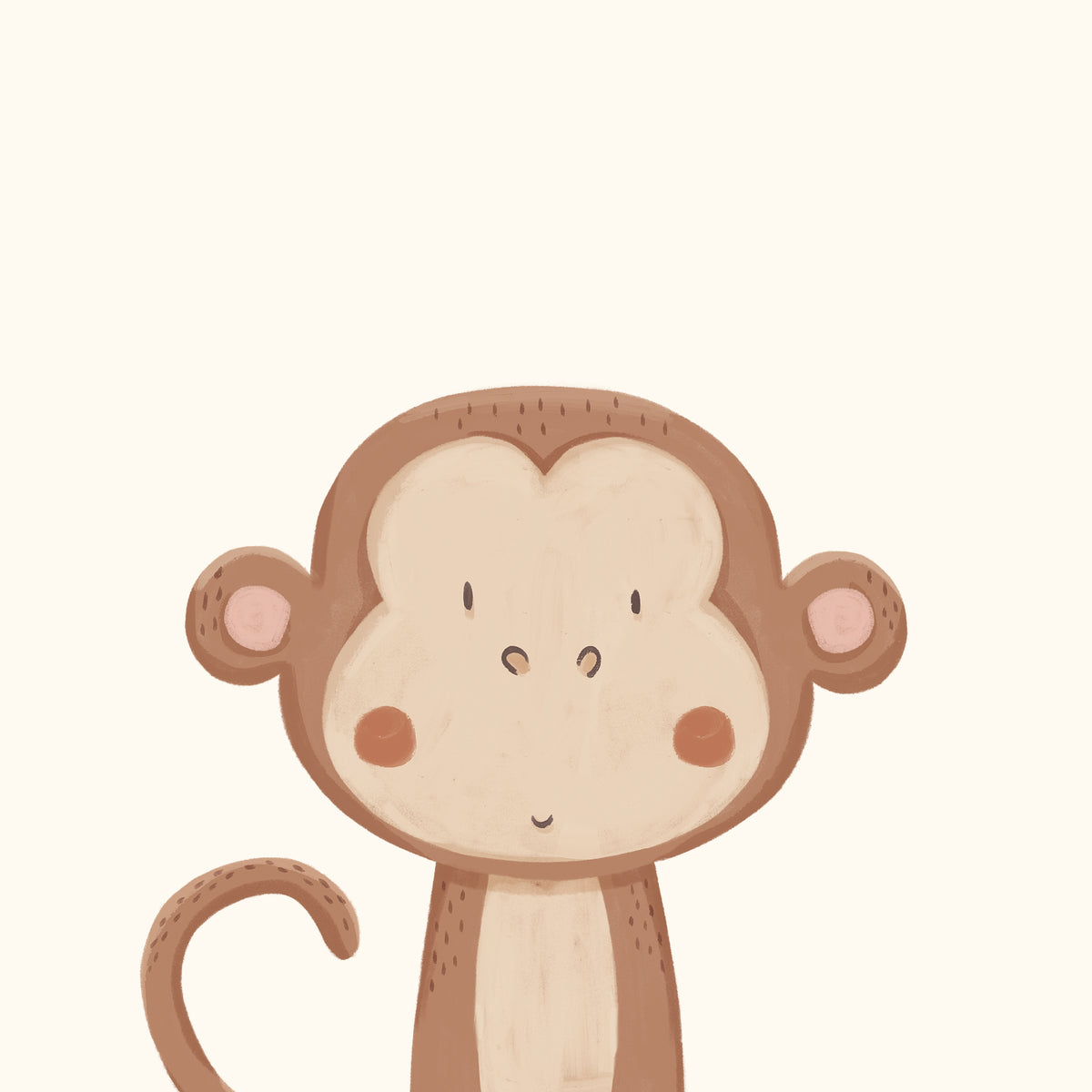 Sweet monkey - Unframed art print