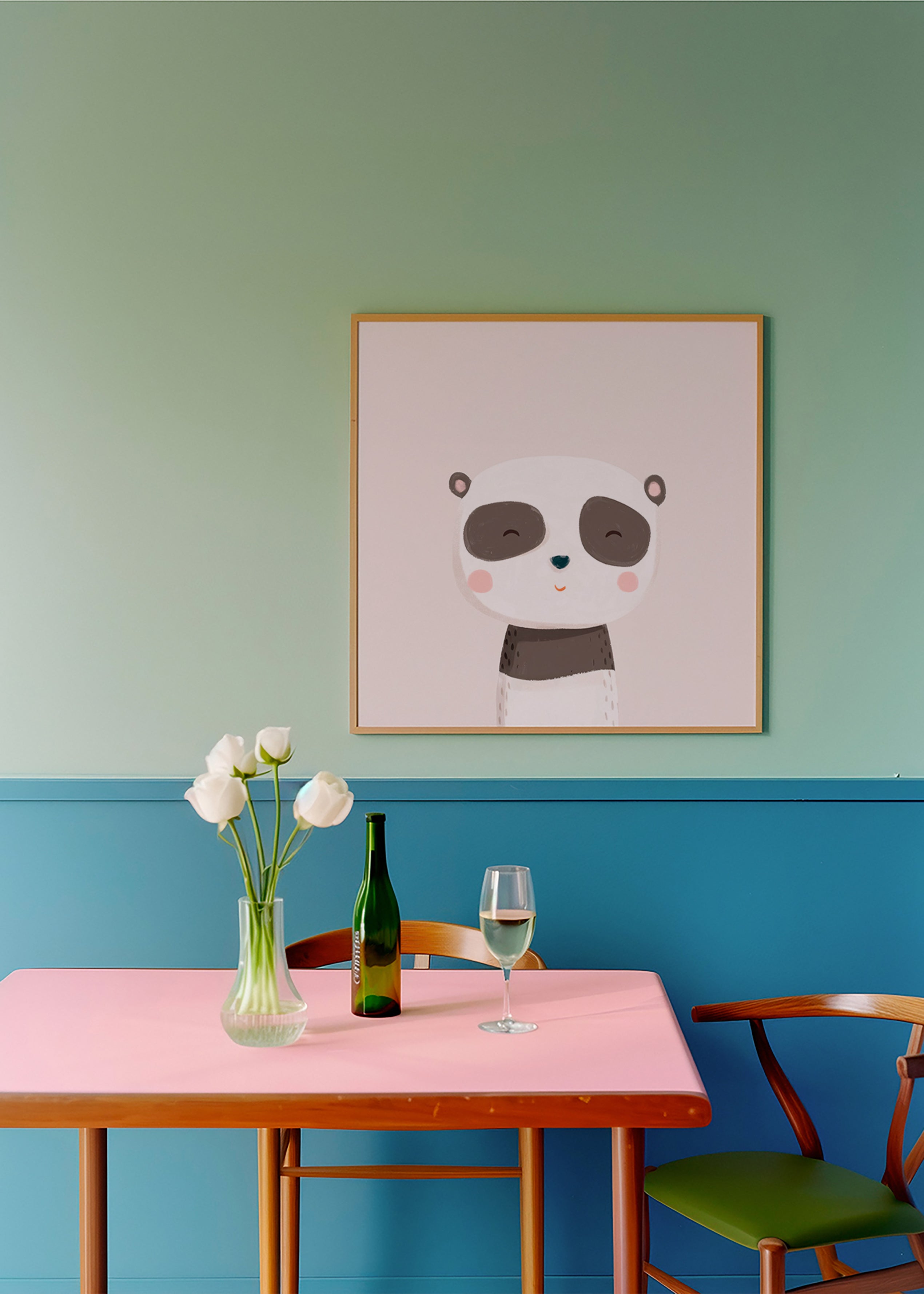 Lámina infantil panda dulce ilustrada – Product2