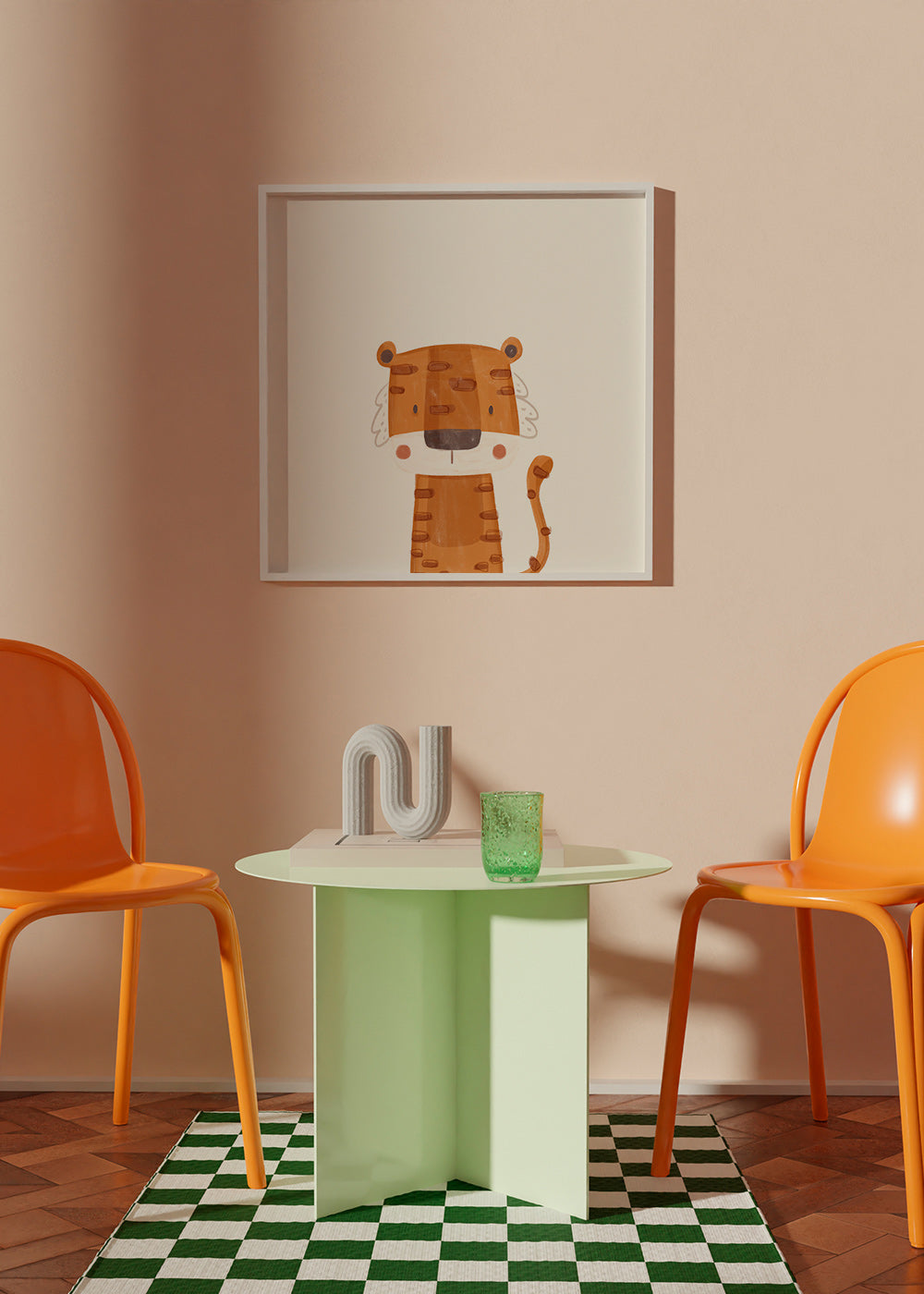 Lámina infantil tigre sonriente – Product3