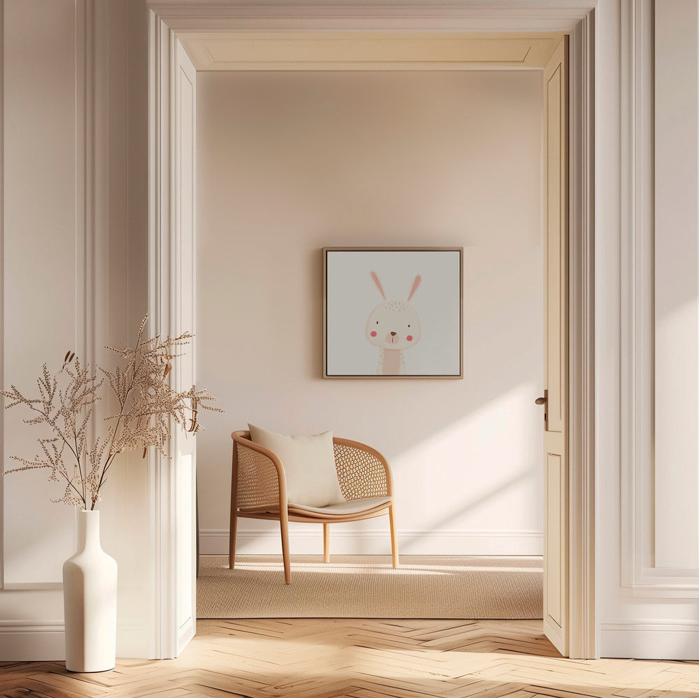 Lámina infantil con conejo tierno – Canvas1