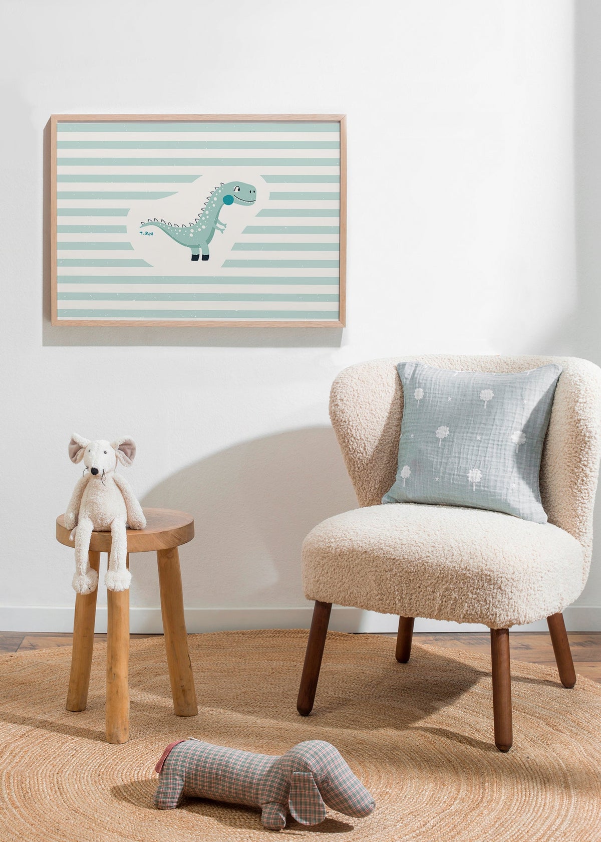 Lámina infantil T-Rex divertida – Product1