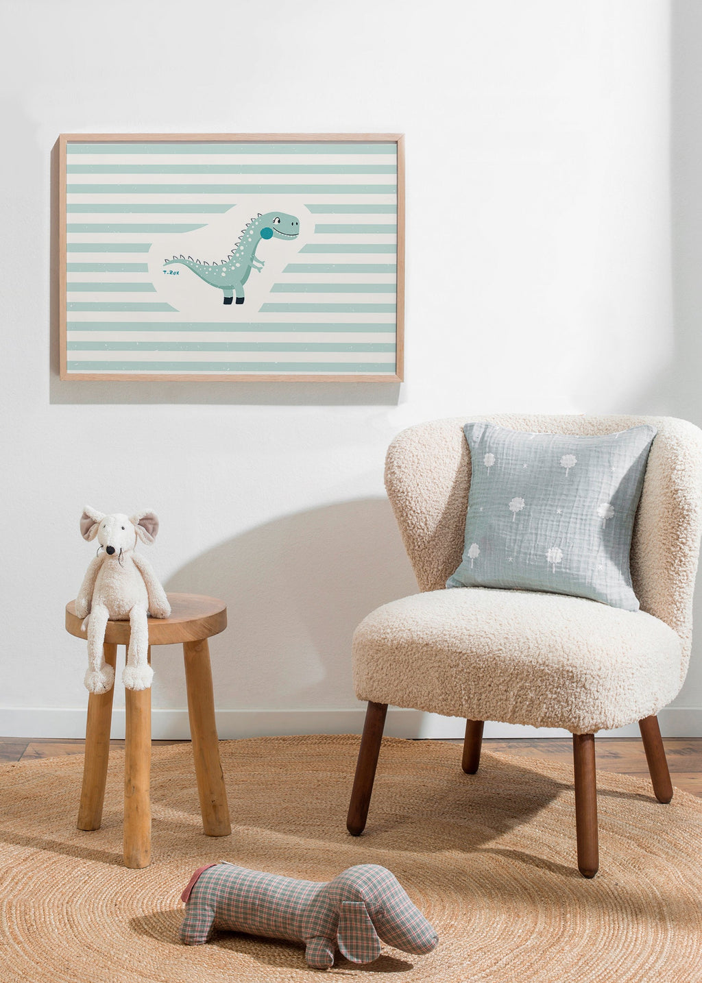 Lámina infantil T-Rex divertida – Product2