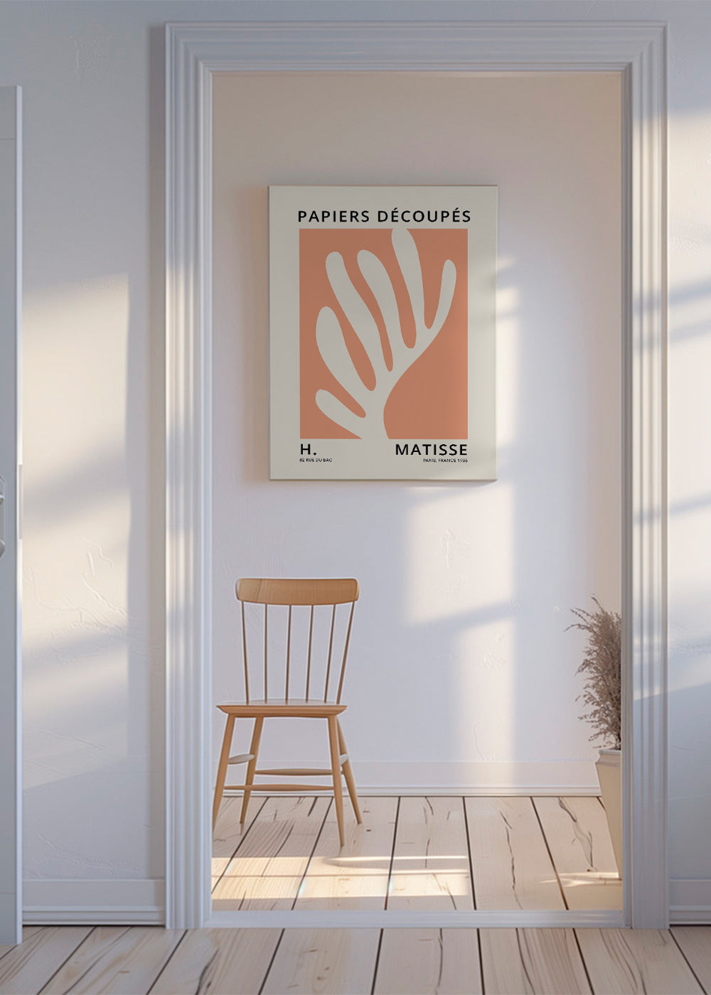 Henri Matisse ORANGE papiers decoupes I