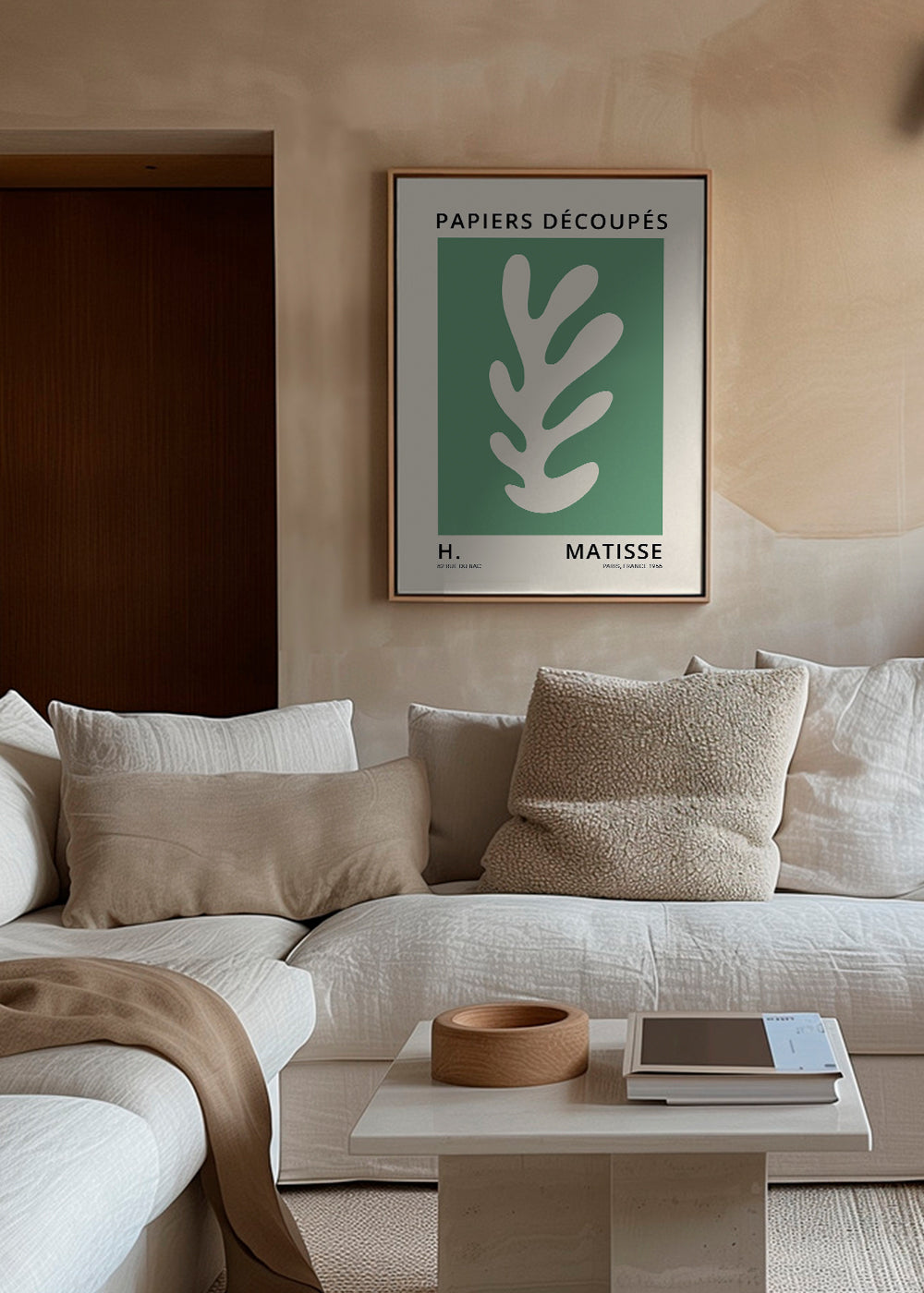 Henri Matisse GREEN papiers decoupes I