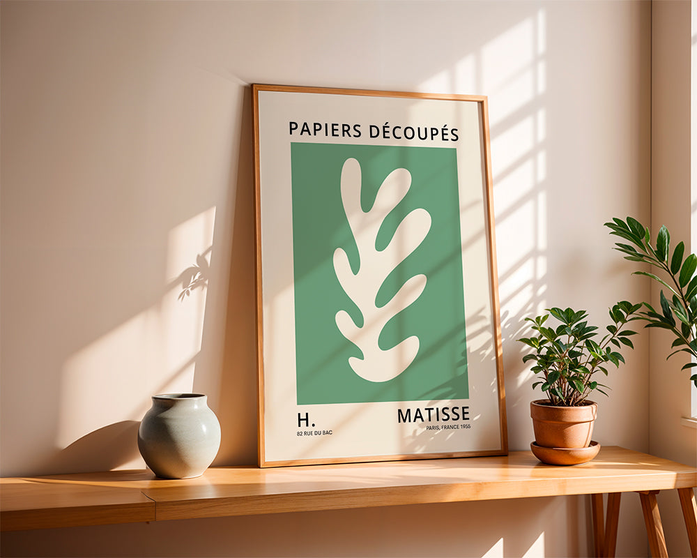 Henri Matisse GREEN papiers decoupes I
