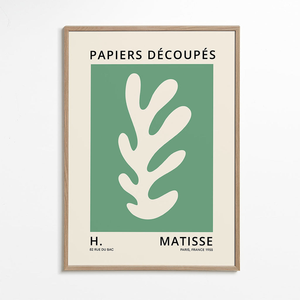 Henri Matisse GREEN papiers decoupes I