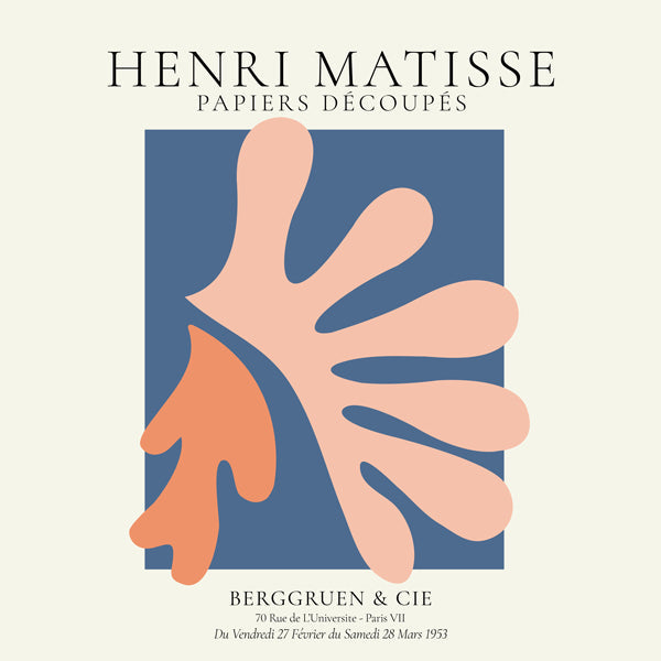 Henri Matisse PINK papiers decoupes II