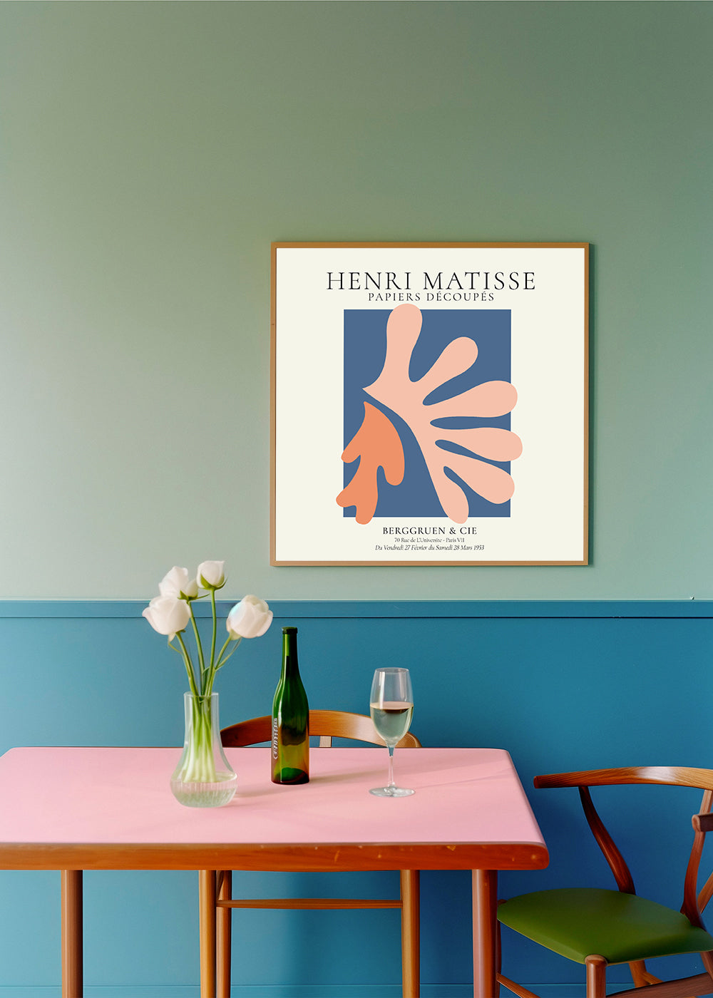 Henri Matisse PINK papiers decoupes II