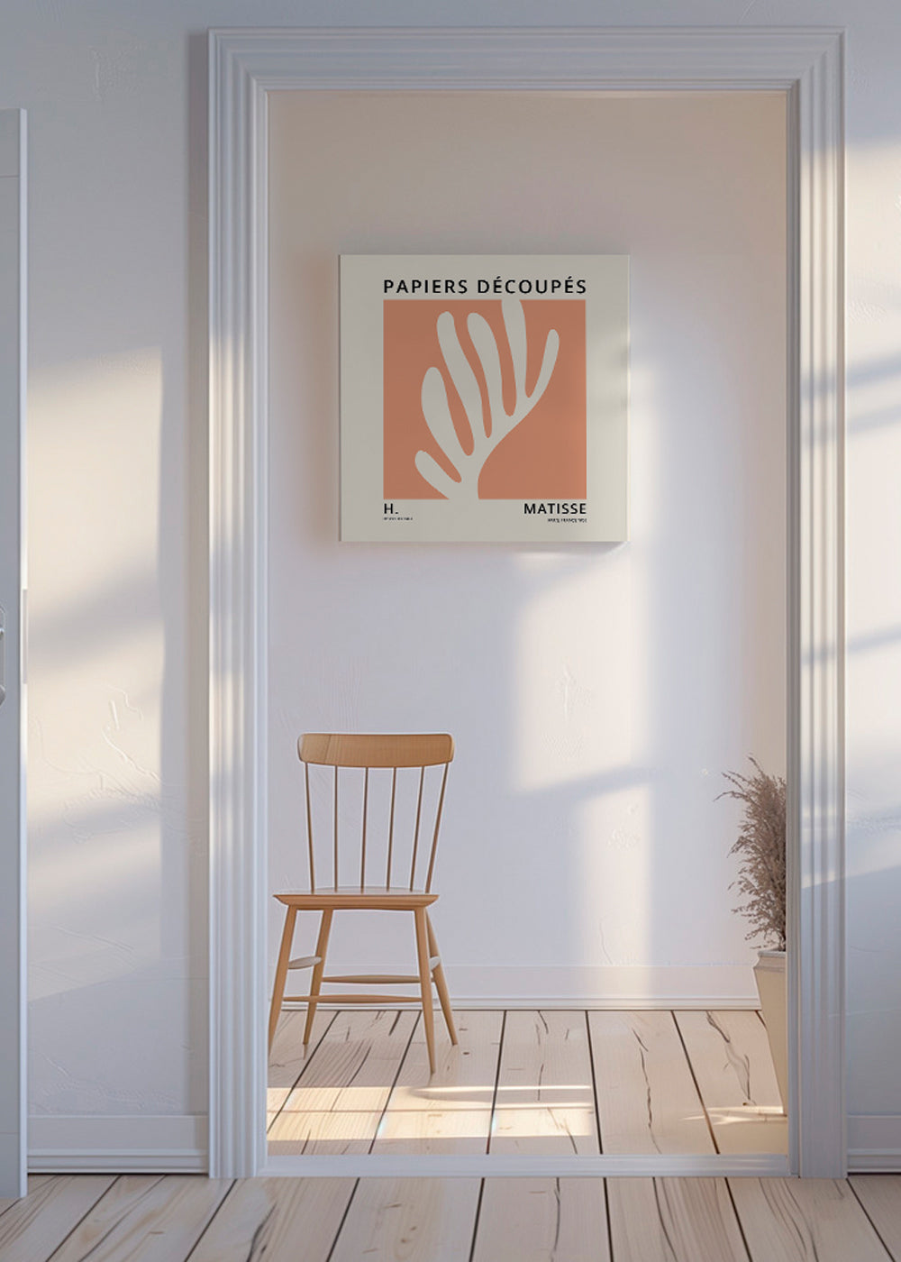 Henri Matisse ORANGE papiers decoupes II