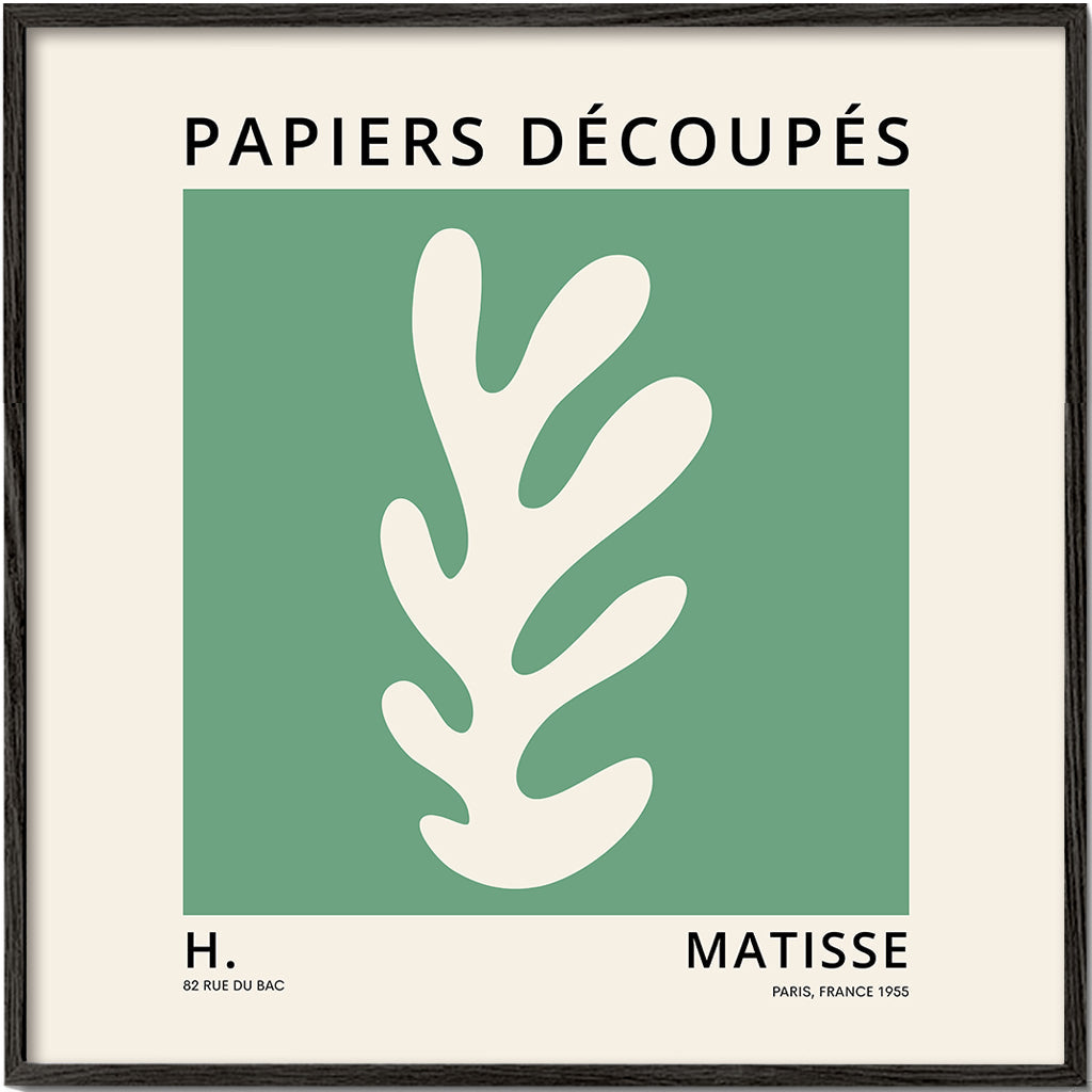 Henri Matisse GREEN papiers decoupes II