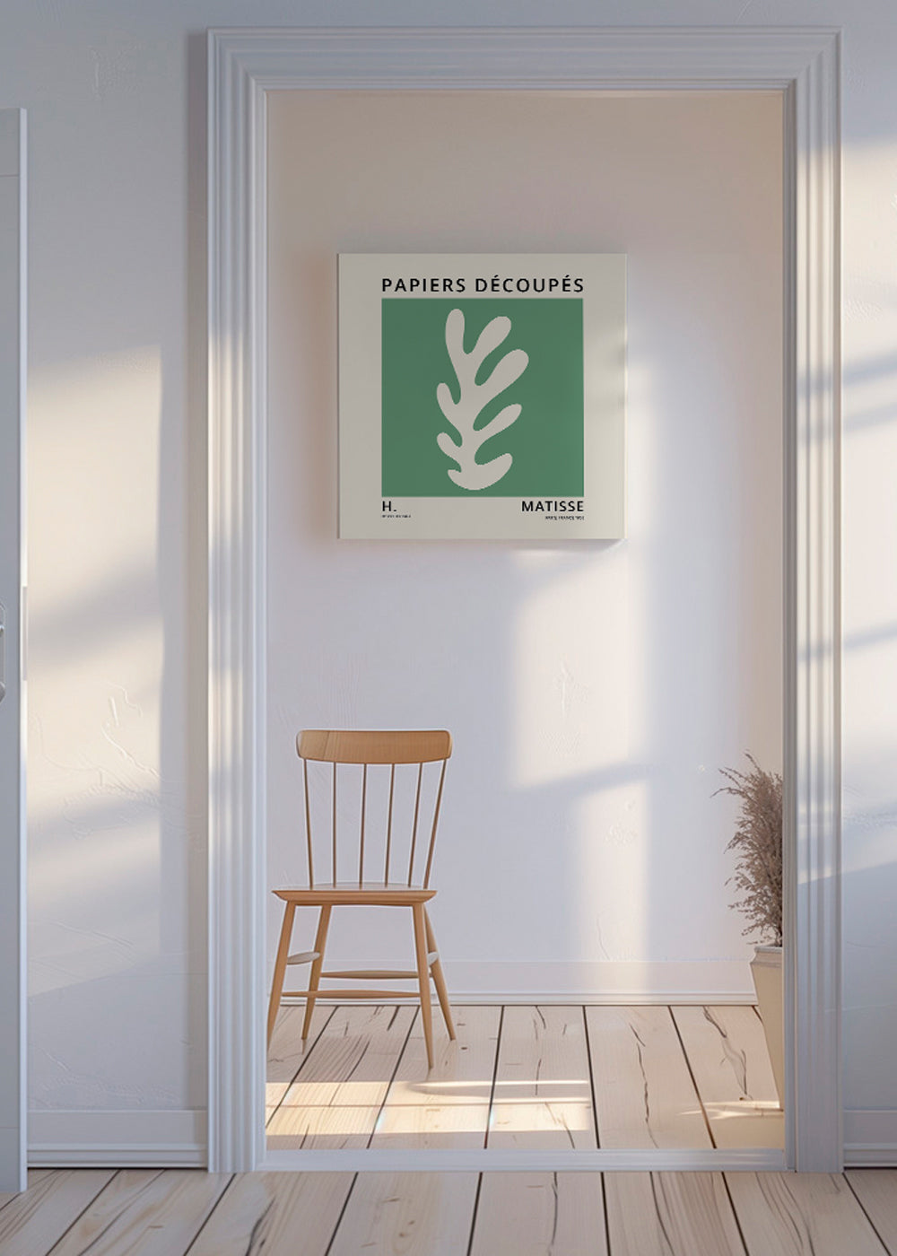 Henri Matisse GREEN papiers decoupes II