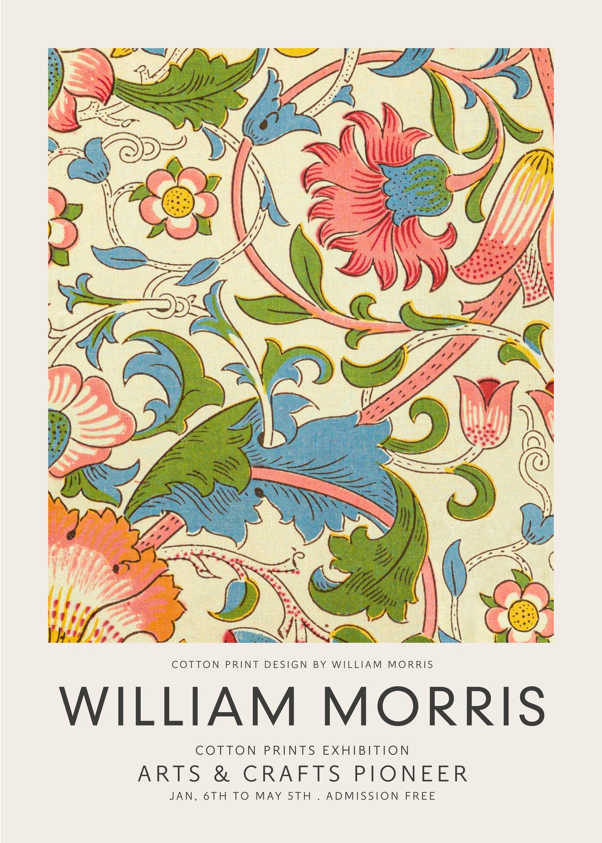 William Morris pattern I - Unframed art print