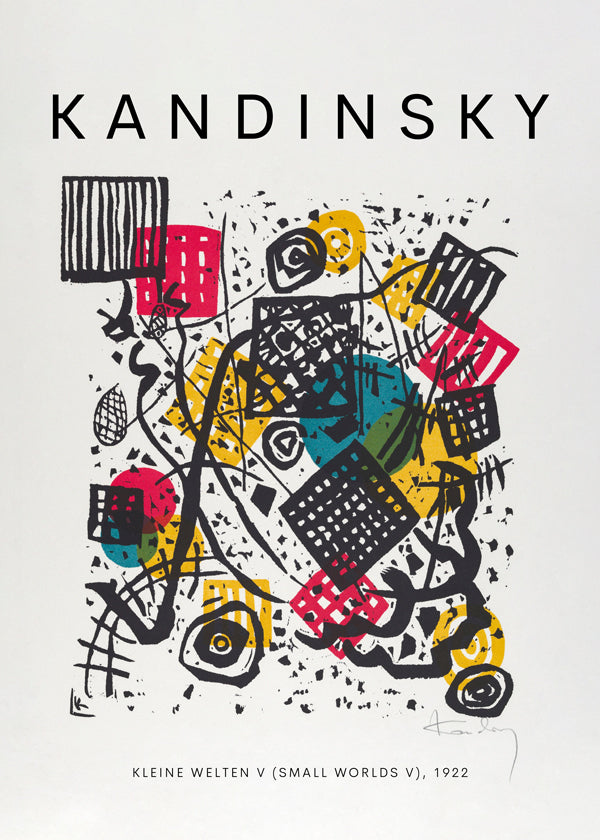 Wassily Kandinsky Kleine Welten V (Small Worlds V)