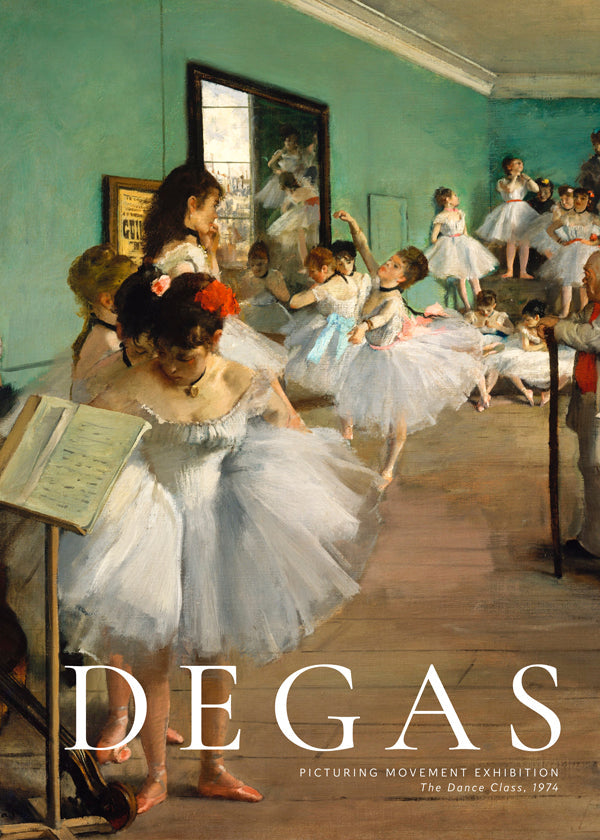 Degas vintage ART poster【踊り子】 Vintage print Dancers in a Green Rehearsal | Wall art, framed