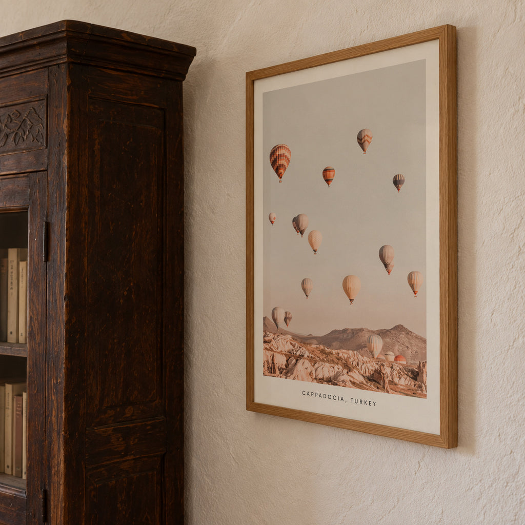 CAPPADOCIA, TURKEY - Framed poster detail