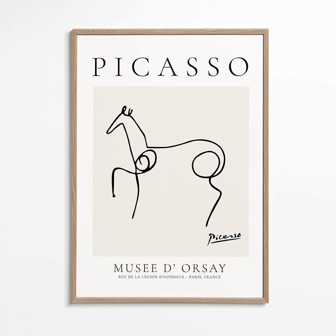 Pablo Picasso Animals Drawing Horse