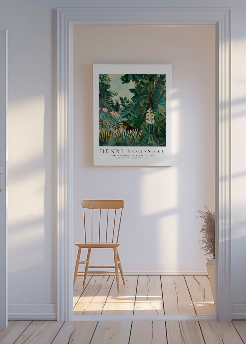 Henri Rousseau  The equatorial jungle