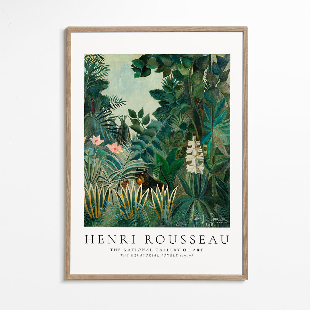 Henri Rousseau  The equatorial jungle
