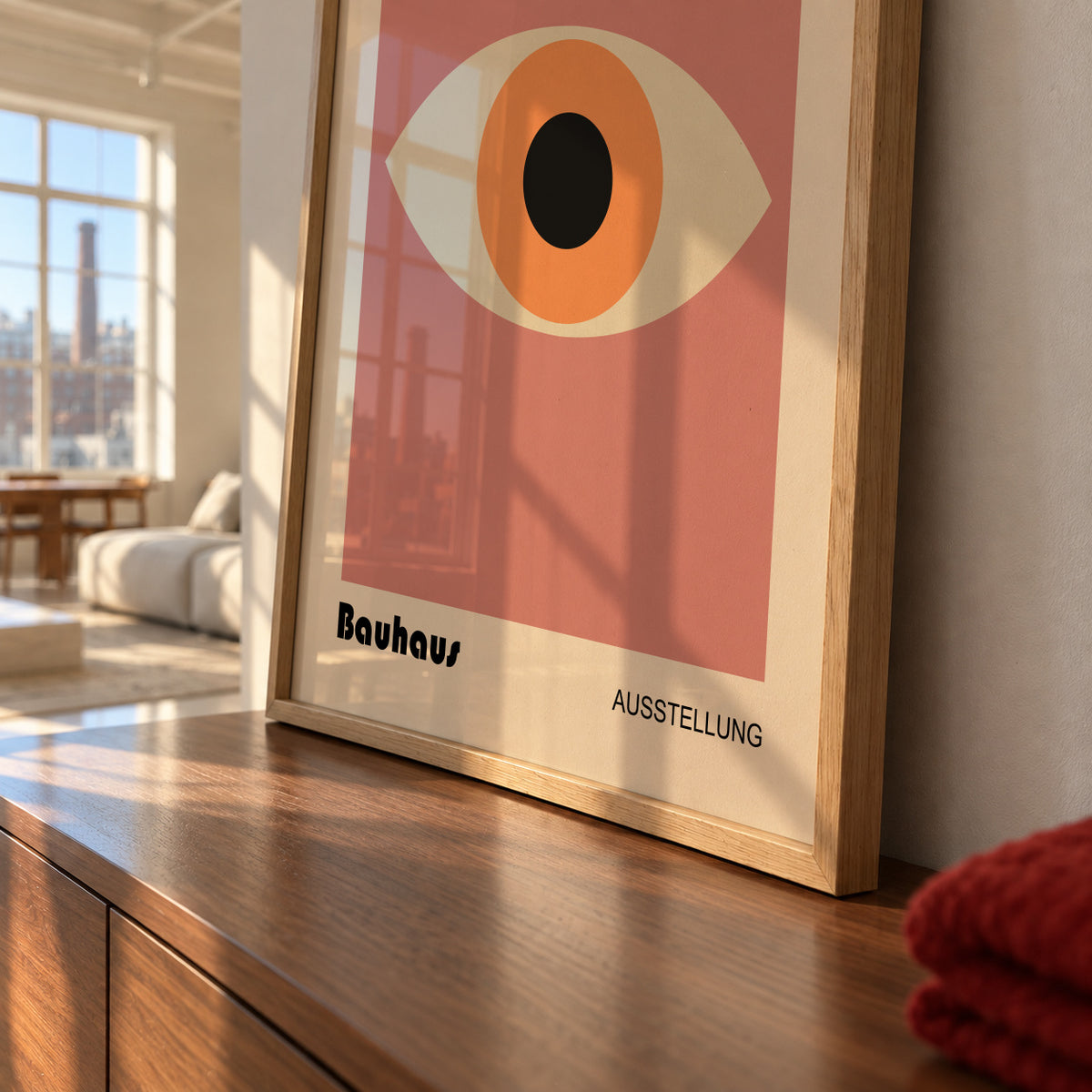 Bauhaus eye - Framed poster detail
