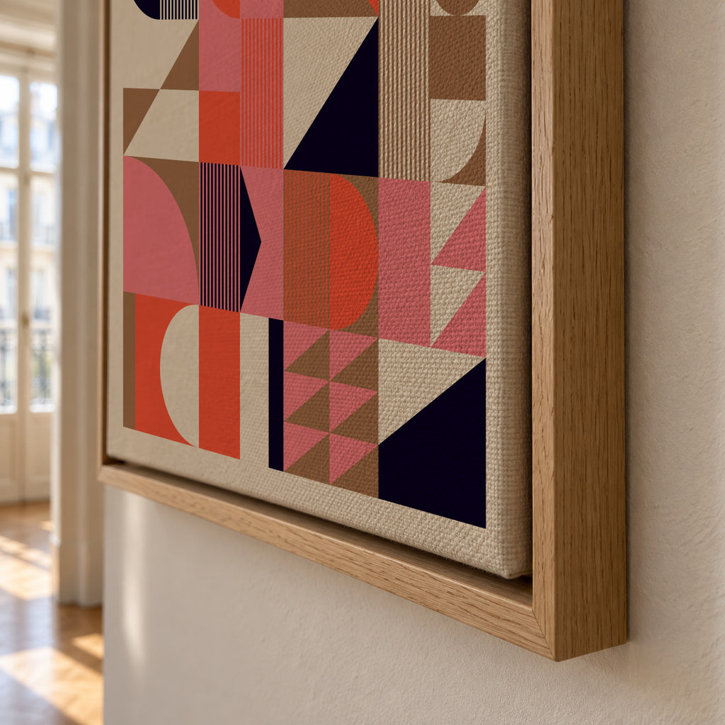 Bauhaus Weimar - Framed canvas detail