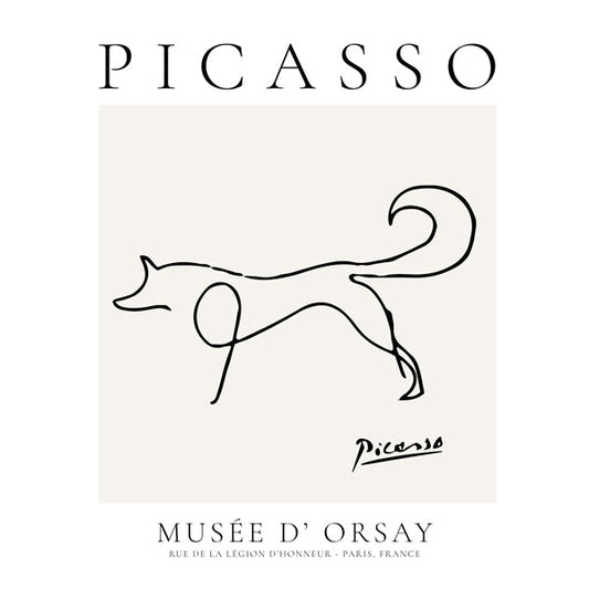 Pablo Picasso Animals Drawing Fox II